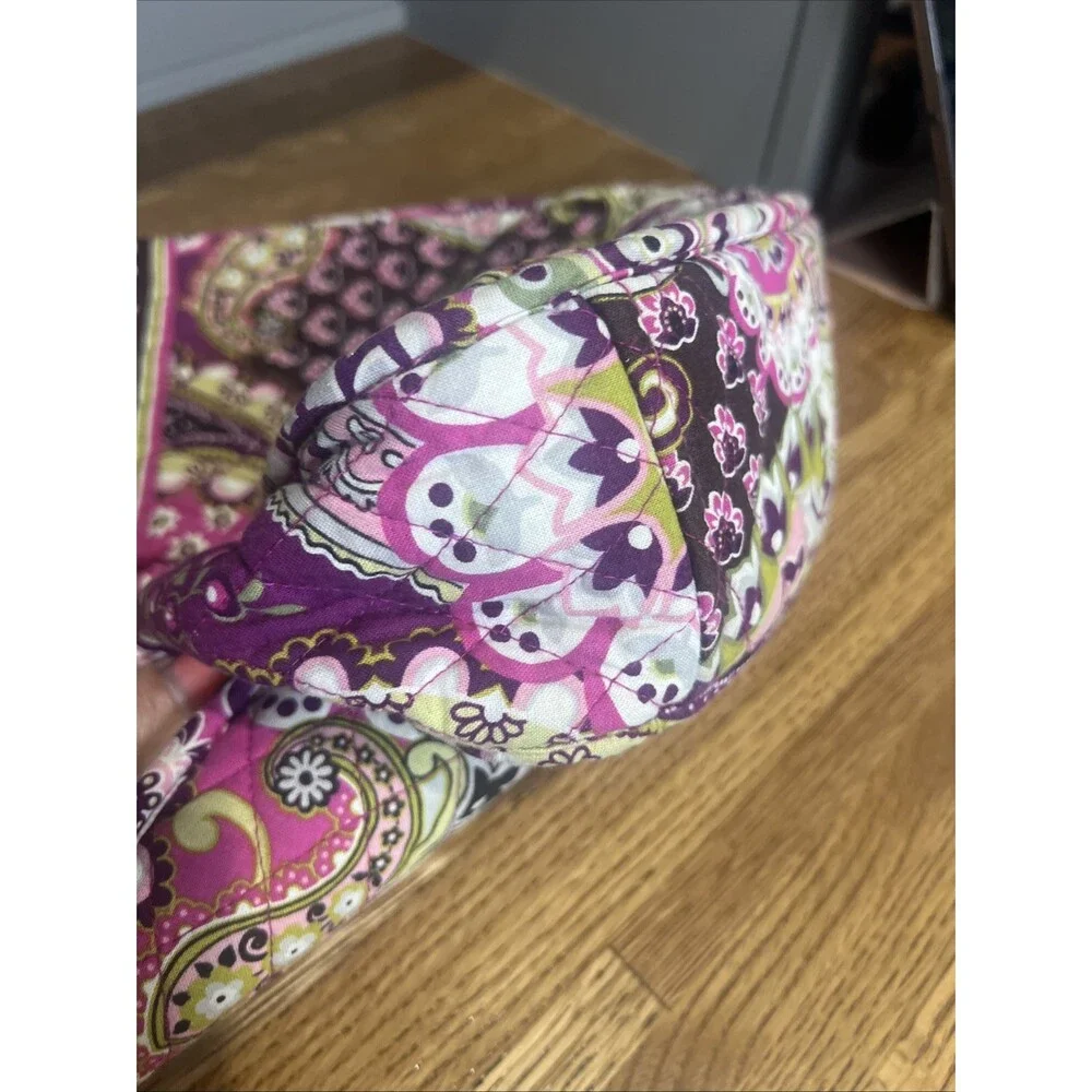 Vera Bradley (2010) Retired Very Berry Paisley Shoulder Handbag Purse Tote Boho
